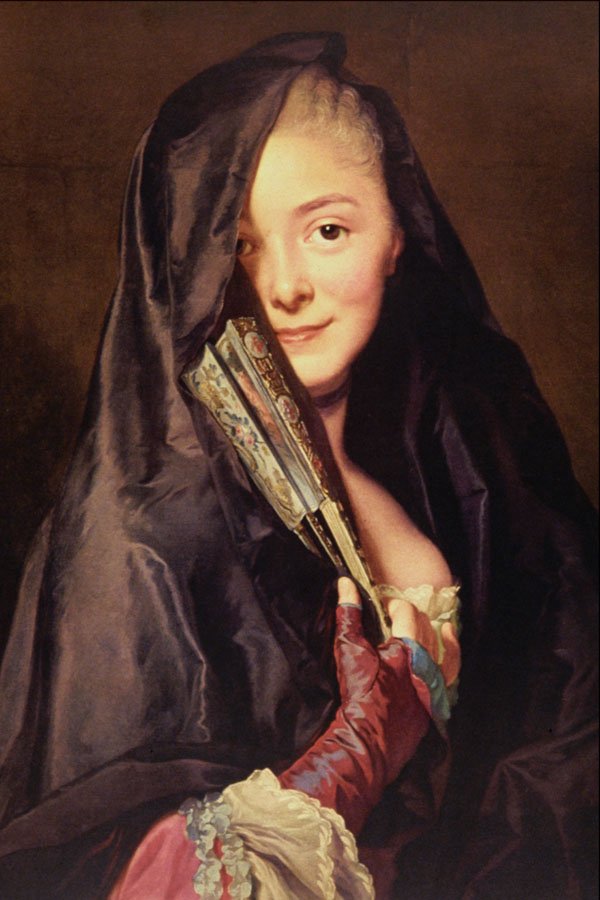 498030 The Veiled Lady , Alexander Roslin A4 Photo Print