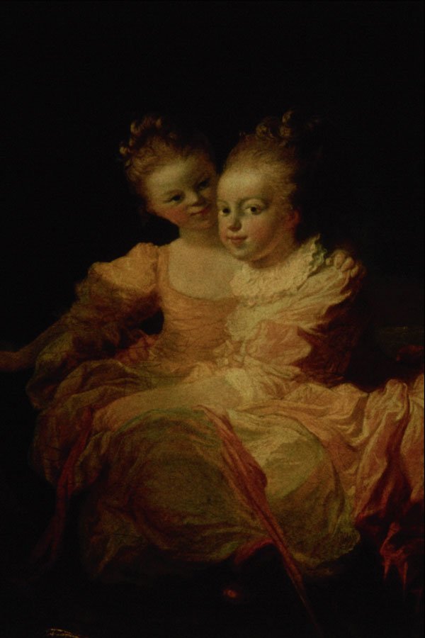 498042 The Two Sisters , Jean Honore Fragonard A4 Photo Print