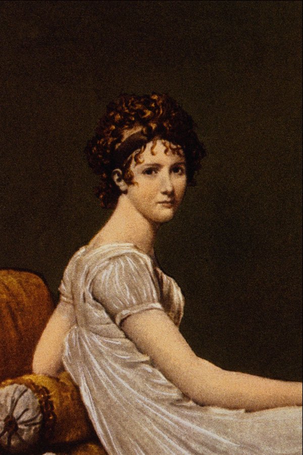 498056 Madame Recamier , Jacques Louis David A4 Photo Print