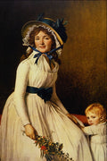 498061 Madame Seriziat (1795) , Jacques Louis David A4 Photo Print