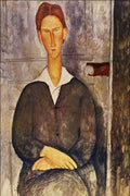 498065 Portrait Of A Young Man , Amedeo Modigliani A4 Photo Print