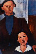 498066 Jacques Lipchitz And His Wife , Amedeo Modigliani A4 Photo Print