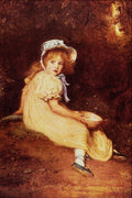 498080 Little Miss Muffet , Sir John Everett Millais A4 Photo Print