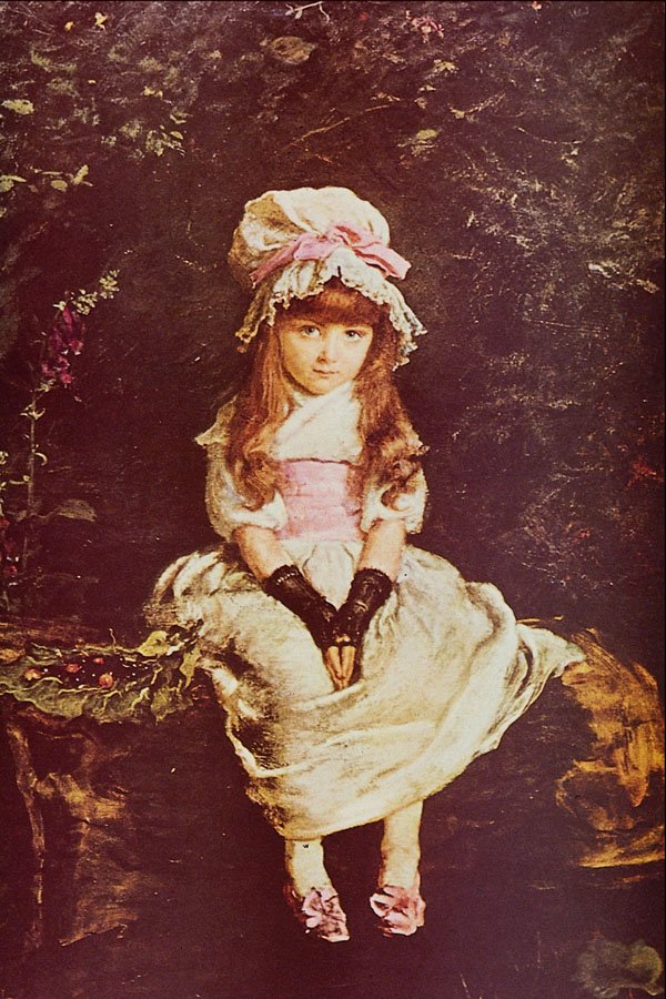 498081 Cherry Ripe , Sir John Everett Millais A4 Photo Print
