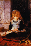 498083 Puss In Boots , Sir John Everett Millais A4 Photo Print
