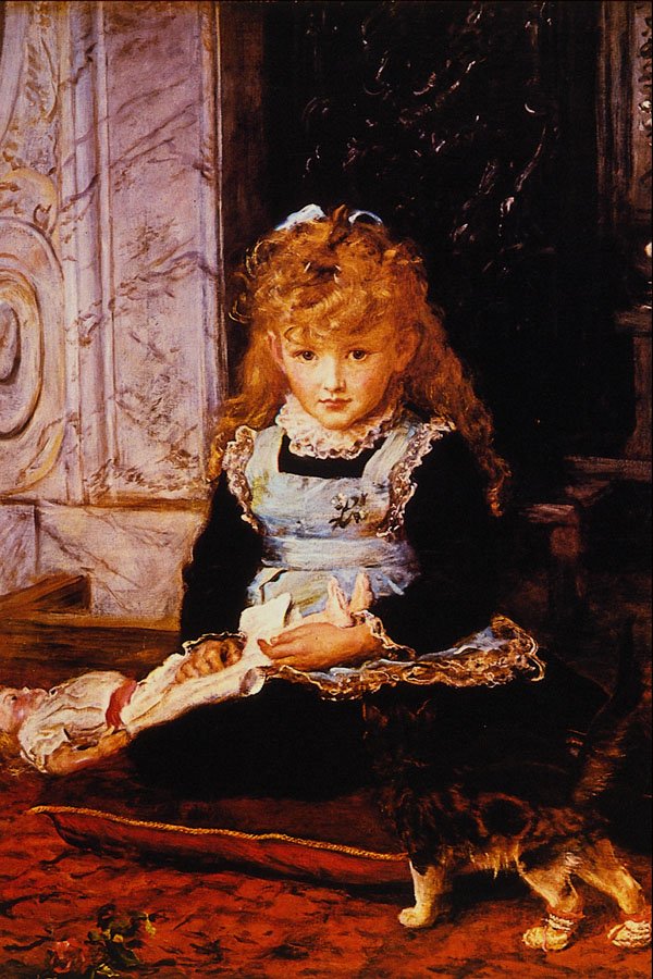 498083 Puss In Boots , Sir John Everett Millais A4 Photo Print