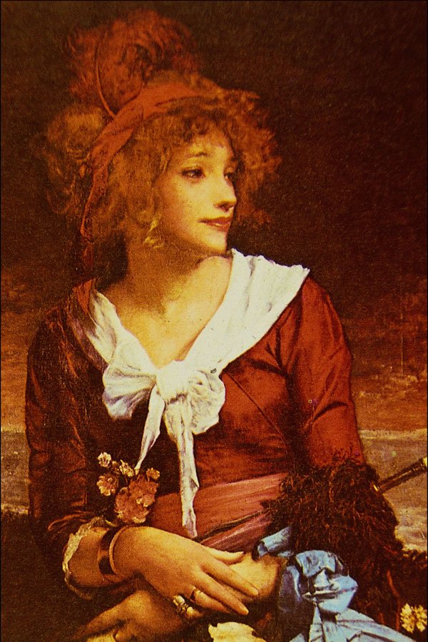 498089 At The Seashore , Jules Adolphe Goupil A4 Photo Print