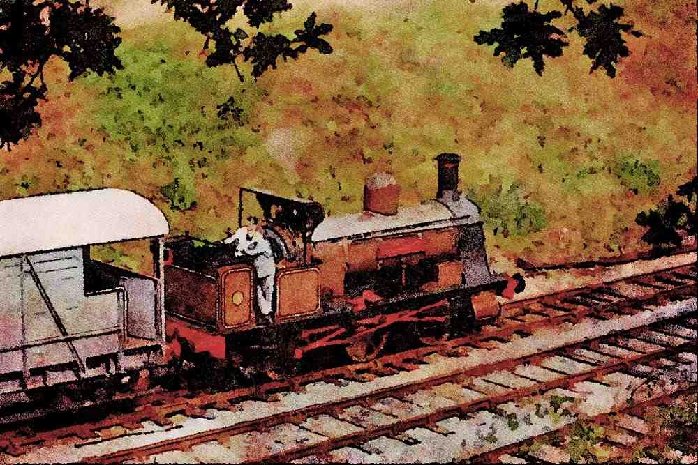 499015 _Bellerophon_ At Horsted Keynes A4 Limited Edition Watercolour Print
