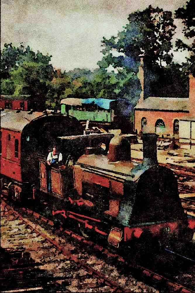 499017 _Bellerophon_ At Horsted Keynes A4 Limited Edition Watercolour Print