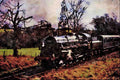 499020 No. 75027 Class 4 At Holywell A4 Limited Edition Watercolour Print