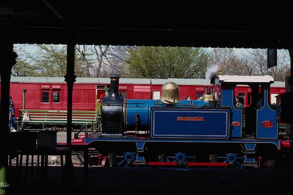 499029 Bluebell At Horsted Keynes Station A4 Photo Print
