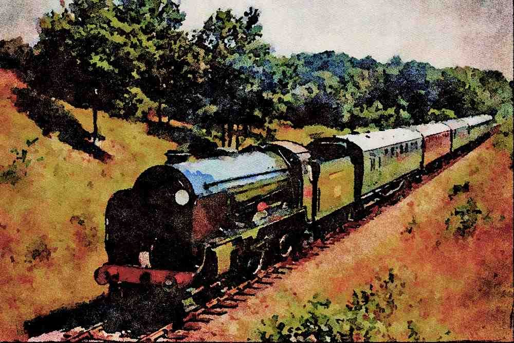 499034 _Schools_ Class At Freshfield Bank A4 Limited Edition Watercolour Print