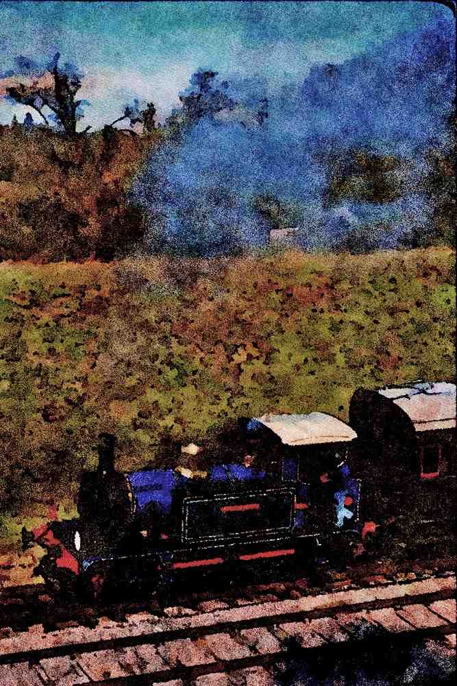 499038 Bluebell Approaching Horsted Keynes A4 Limited Edition Watercolour Print