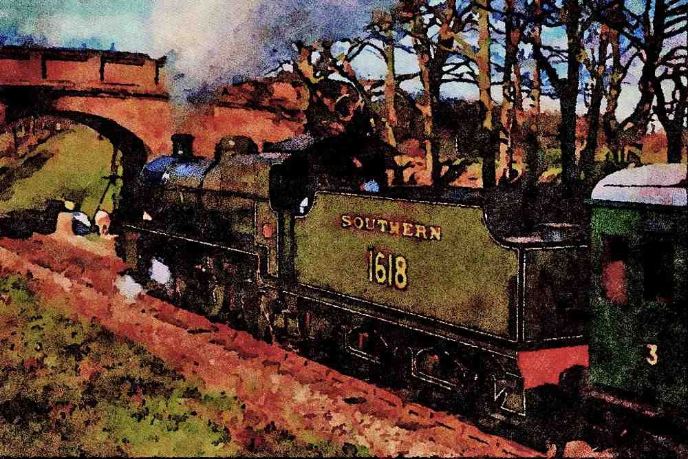 499041 1618 U Class Freshfield Bank A4 Limited Edition Watercolour Print
