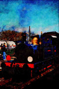 499043 P Class _Bluebell_ At Horsted Keynes A4 Limited Edition Watercolour Print