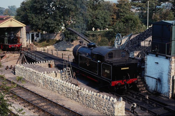 499046 Swanage Loco Shed A4 Photo Print