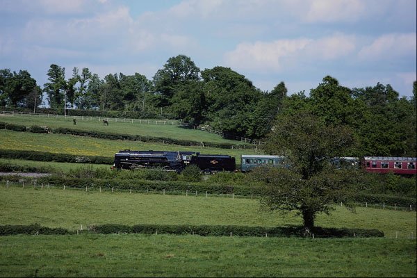 499049 9F 2 10 0 Bluebell Railway A4 Photo Print