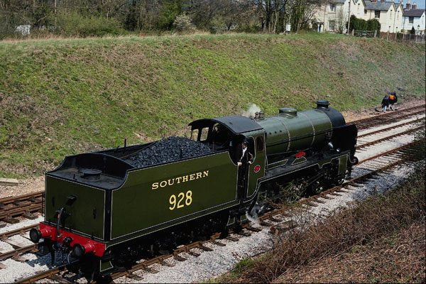 499061 Schools Class No. 928 Stowe At Horsted Keynes Station A4 Photo Print