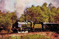 499075 U Class No. 1618 Near Horsted Keynes On The Bluebell Railway A4 Limited Edition Watercolour Print