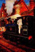 499083 Terrier _Fenchurch_ At Sheffield Park A4 Limited Edition Watercolour Print