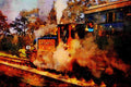 499085 Terrier DS377 At Sheffield Park A4 Limited Edition Watercolour Print