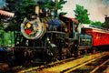 499086 Canadian Pacific Steam Locomotive A4 Limited Edition Watercolour Print