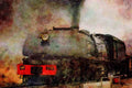 499089 Steam Train, Zimbabwe A4 Limited Edition Watercolour Print