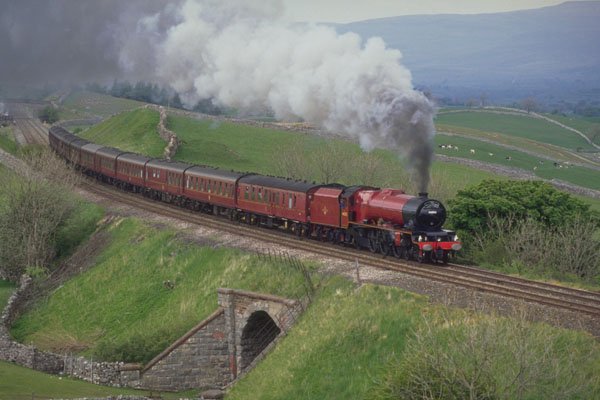 499098 Steam Train A4 Photo Print