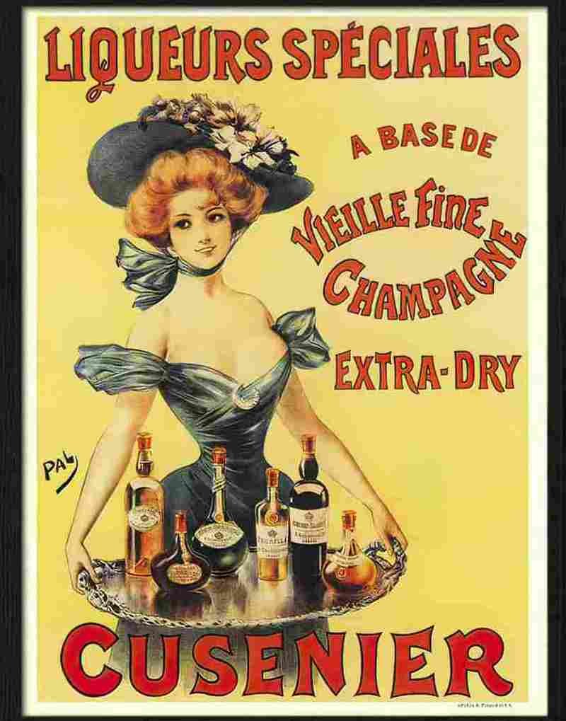 4K liqueurs speciales cusenier Advert A4 Photo Print