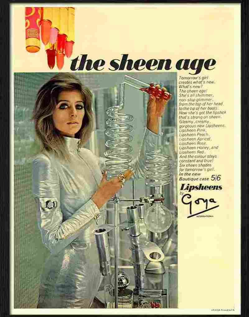 4K the sheen age lipstick by goya 2 Advert A4 Photo Print