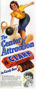 4L Clark Bar Bowlin Vintage Advert A4 Photo Print