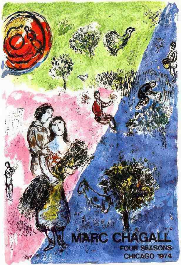 4saisons Chagall Vintage Advert A4 Photo Print