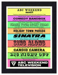 5 01 abc weekend television 2 Vintage Advert A4 Photo Print