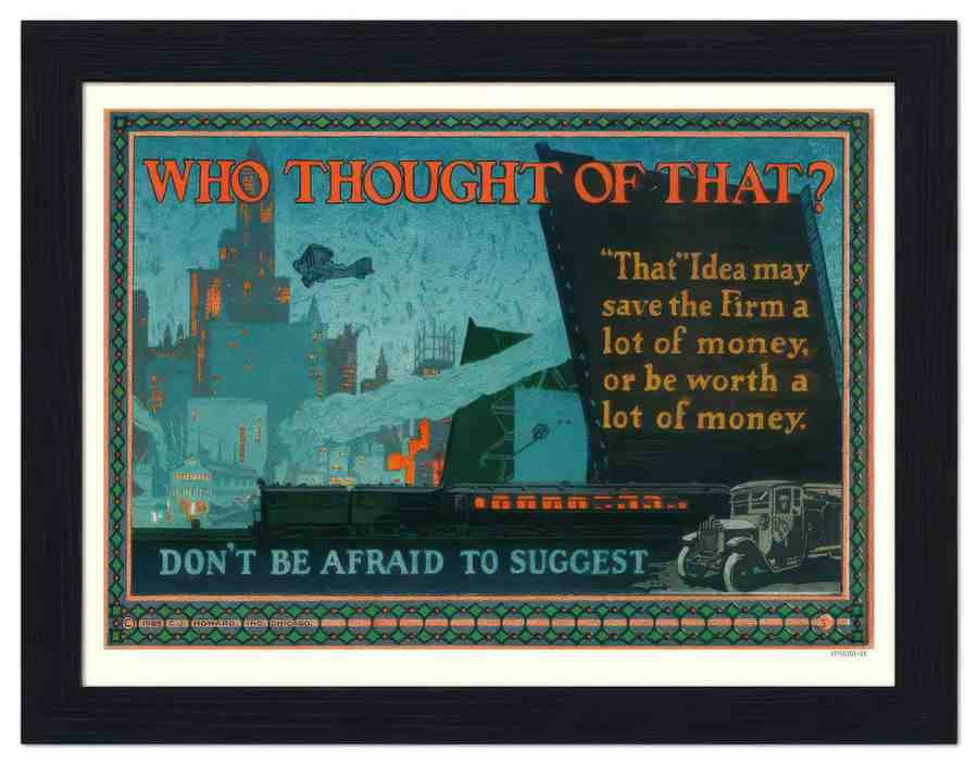 5 05 constructive organization posters motivational 1925 2 Vintage Advert A4 Photo Print