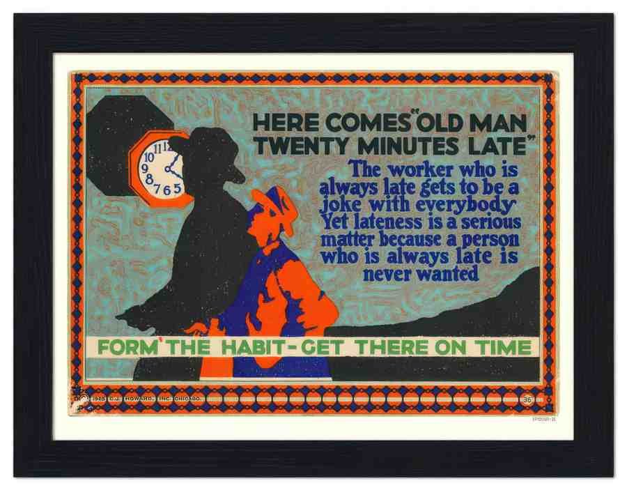 5 36 constructive organization posters motivational 1925 2 Vintage Advert A4 Photo Print
