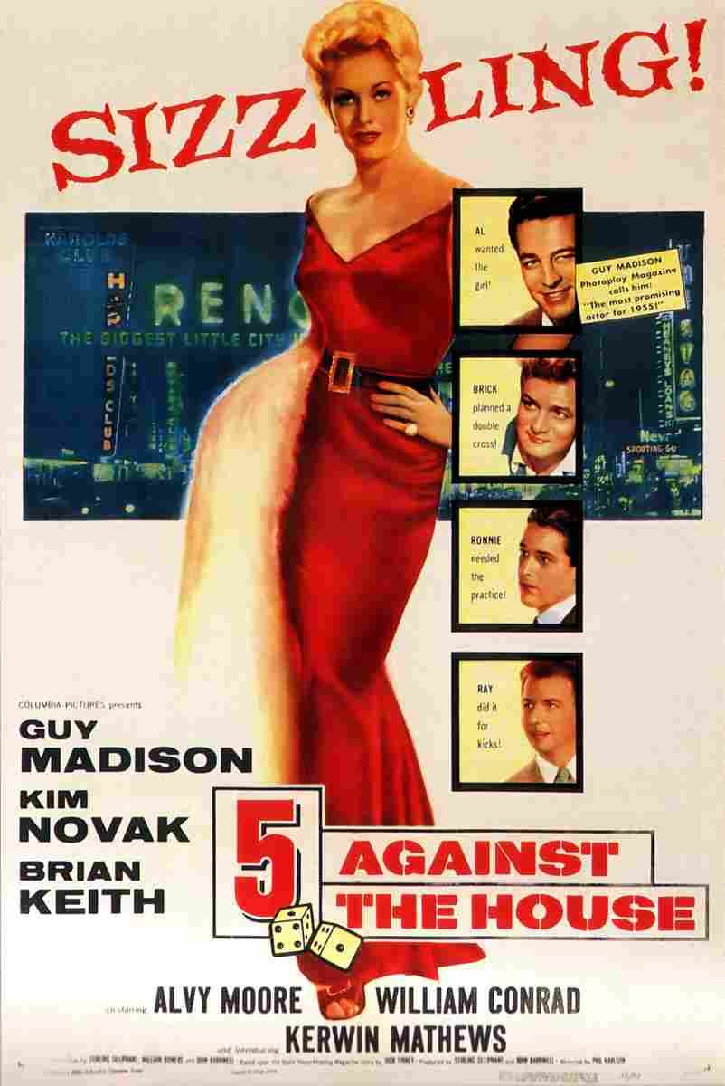 5 Against the House 01 film star poster A4 Photo Print