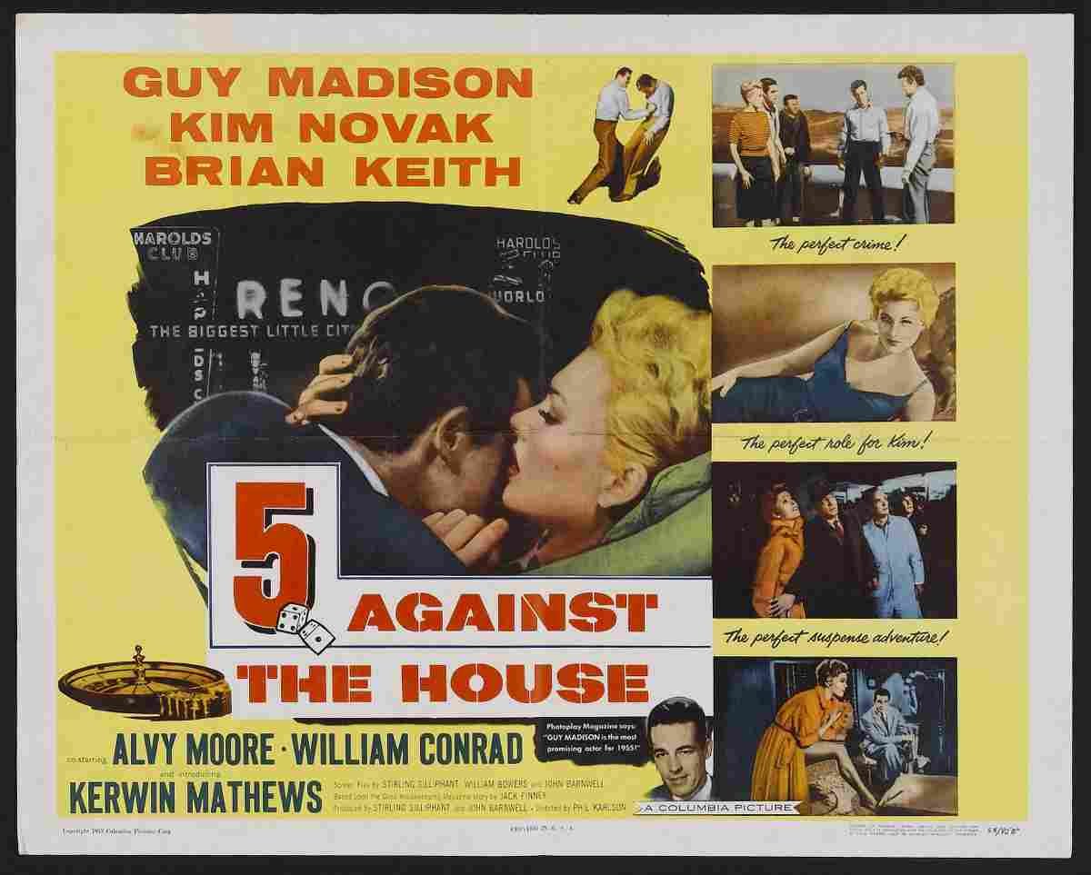 5 Against the House 03 film star poster A4 Photo Print