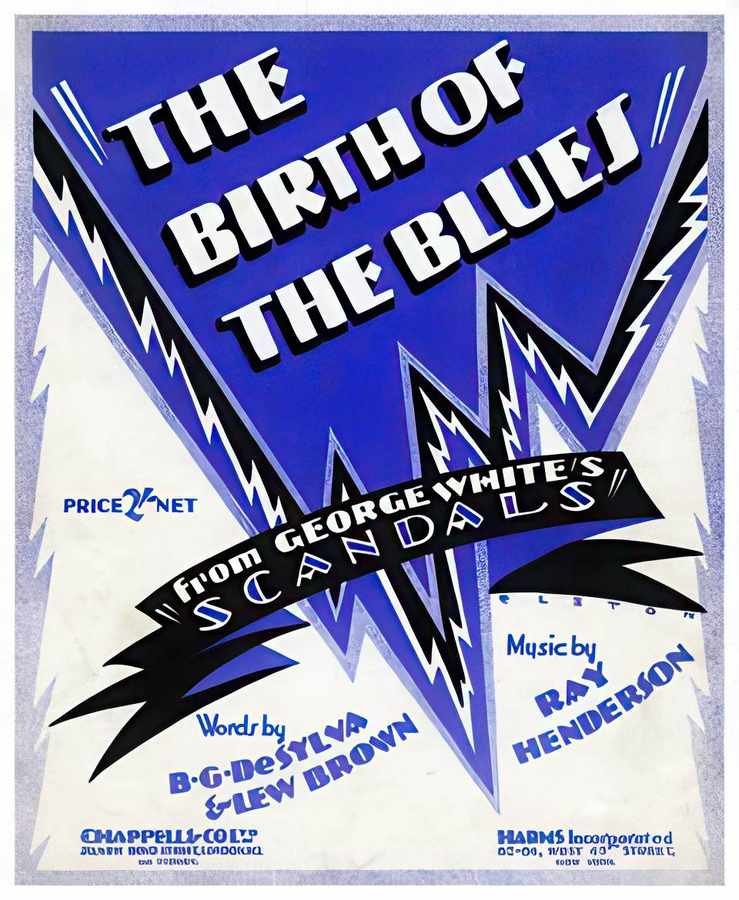 5 Birth of the Blue Vintage Advert A4 Photo Print