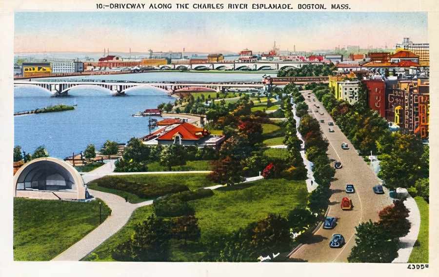 5 Boston Charles R Vintage Advert A4 Photo Print
