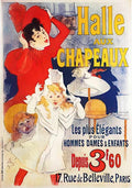 5 Cheret Halle Aux Vintage Advert A4 Photo Print