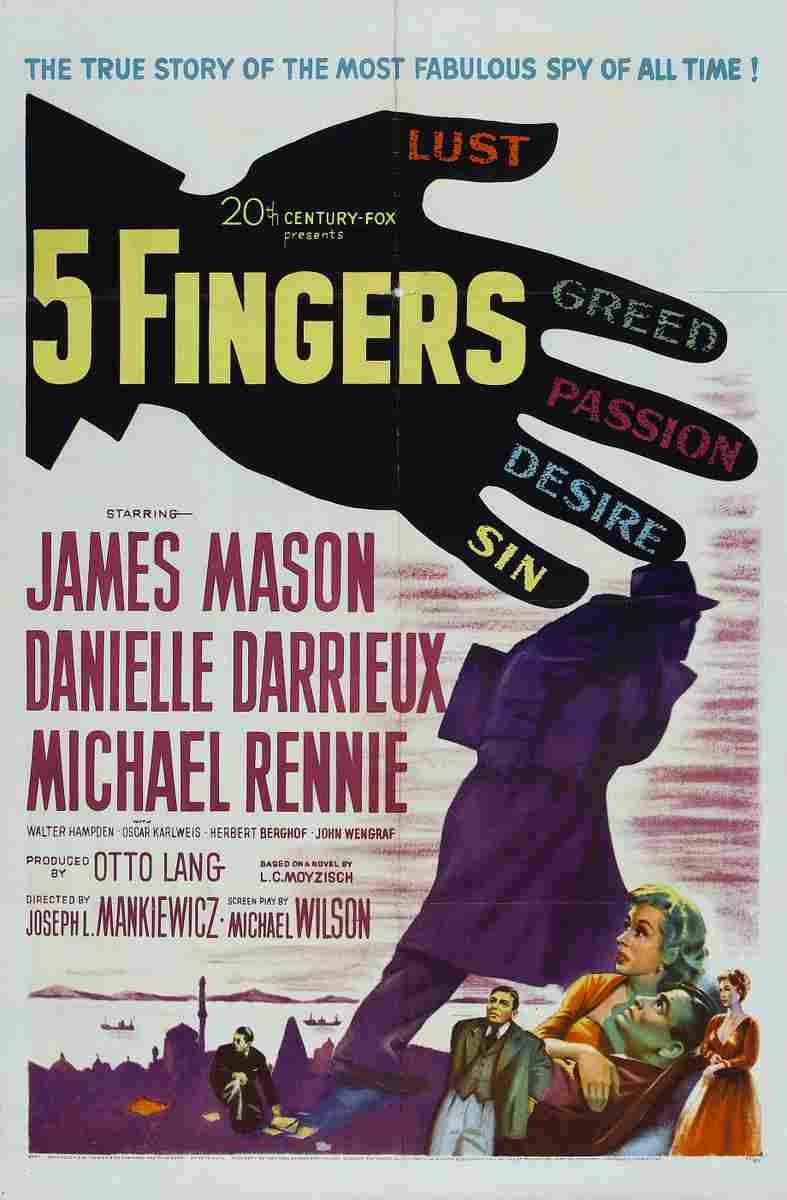 5 Fingers 01 film star poster A4 Photo Print