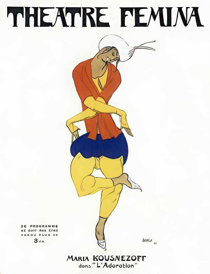 5 Leon Bakst Spect Vintage Advert A4 Photo Print