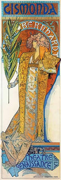 5 Mucha Gismonda Vintage Advert A4 Photo Print