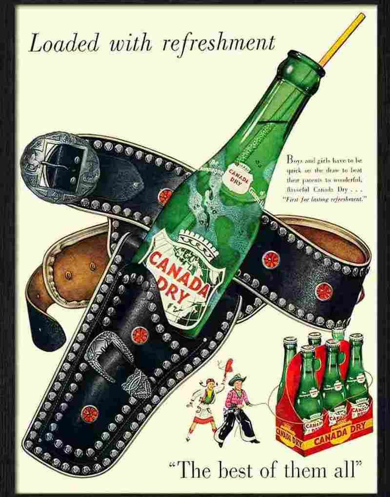 5 canada dry advert1950s Advert A4 Photo Print