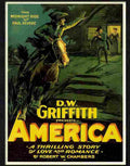5 d w griffith america silent movie poster Advert A4 Photo Print