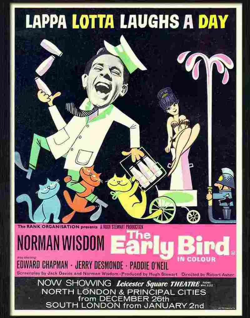 5 early bird norman wisdom Advert A4 Photo Print