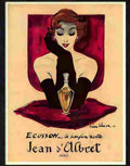 5 ecusson french perfume 1950s Advert A4 Photo Print