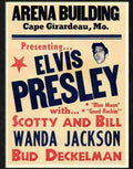 5 elvis concert poster 1950s Advert A4 Photo Print