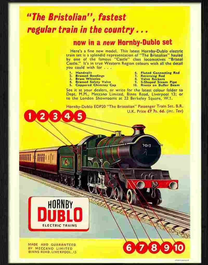 5 hornby train toys 2 Advert A4 Photo Print