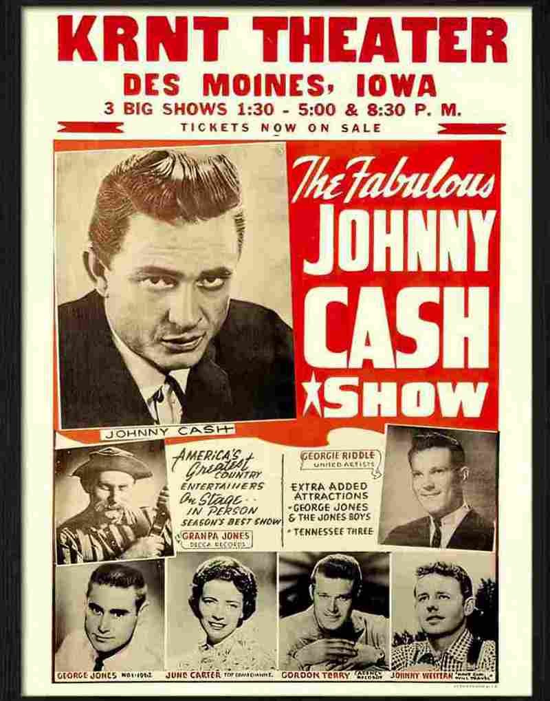 5 johnny cash show Advert A4 Photo Print